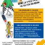 Kesäleiri Kalikassa 3-6-luokkalaisille 12.-14.6.2018