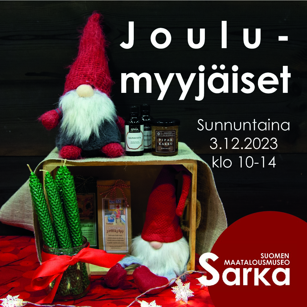 Perinteiset Sarka-museon joulumyyjäiset