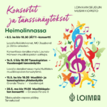 Musiikki- ja tanssiopiston yhteisnäytös 15.5. klo 18. Heimolinna